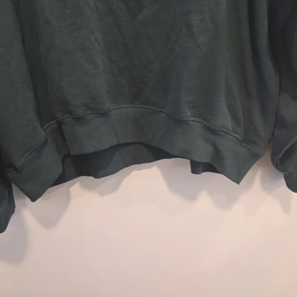 PINK Victoria's Secret Teal Quarter-Zip Pullover Size Xxl Nwt - Picture 3 of 7